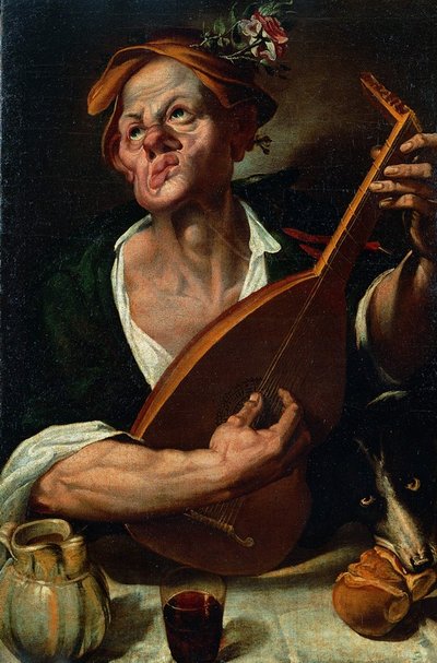 Lautenspieler von Bartolomeo Passarotti